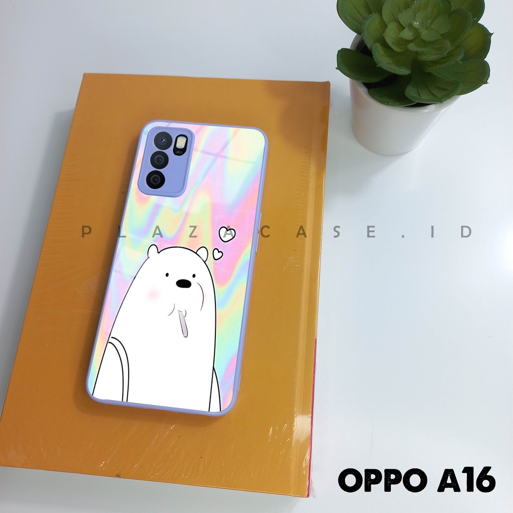 Softcase Glass Kaca For Oppo A16 - K103 - Case Lucu - Case Oppo A16 - Casing Hp Oppo A16 - Casing Hp Oppo A16 - Kesing Oppo A16 - Softcase A16 - Casing A16 - Sarung Hp A16 - Case A16 - Casing A16 - Softcase Kaca Oppo A16 - Plazacase