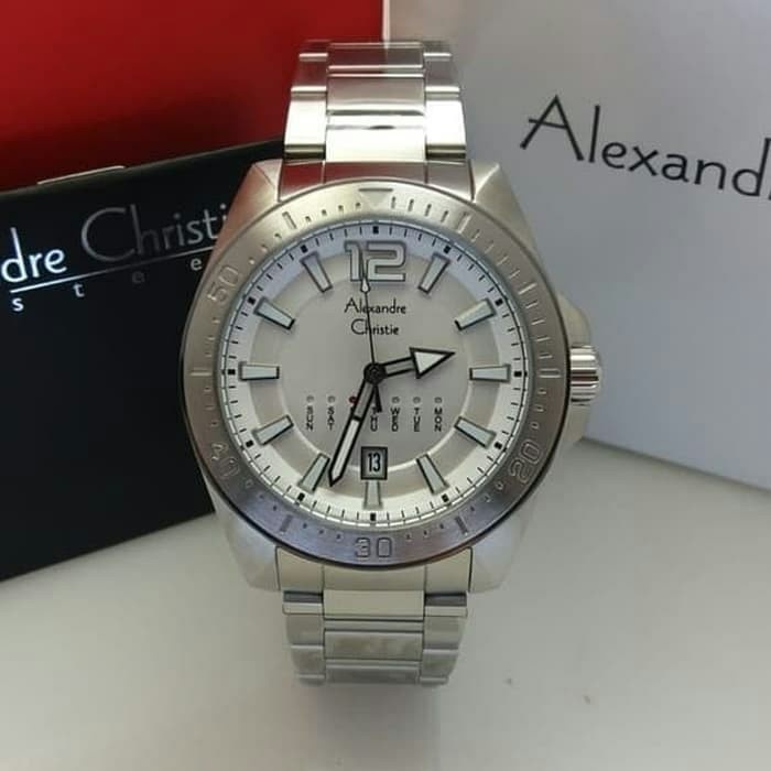 [Free Baterai] JAM TANGAN PRIA ALEXANDRE CHRISTIE AC 6534 ORIGINAL GARANSI RESMI 1 TAHUN