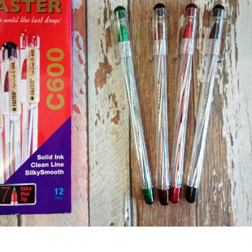 

Gratis Ongkir!! KODE-770 [DAVIS] Pulpen Faster C600 (12 pcs)