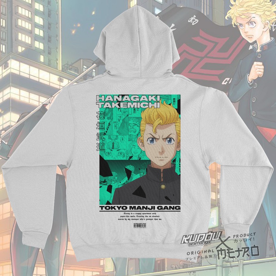 Hoodie Hanagaki Takemichi Anime Tokyo Revenger Manga Premium Unisex