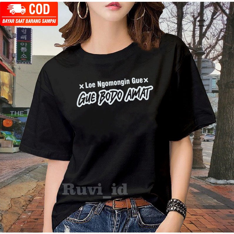 Ruvi_id-KAOS DISTRO / BELI 3 GRATIS HEADSET EXTRA BAS / KAOS KATUN COMBED 30S / KAOS WANITA KOREAN STYLE / KAOS WANITA KEKINIAN / KAOS OBLONG / BLUS / T-SHIRT / KAOS IMPORT / KAOS OVERSIZE / ATASAN REMAJA / ATASAN KEKINIAN / ATASAN MURAH / JUMBO /BISA COD