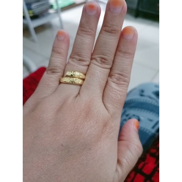 Cincin Dewasa berbahan dasar koin 91