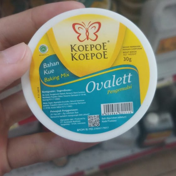 ovalett kecil 30gr koepoe koepoe