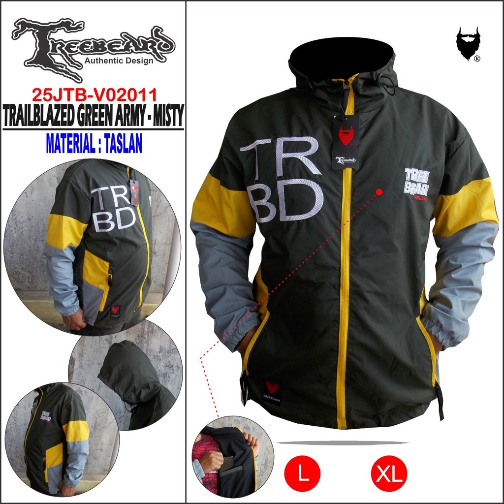 JAKET OUTDOR PRIA TRAIL BLAZED ORIGINAL TREEBEARD