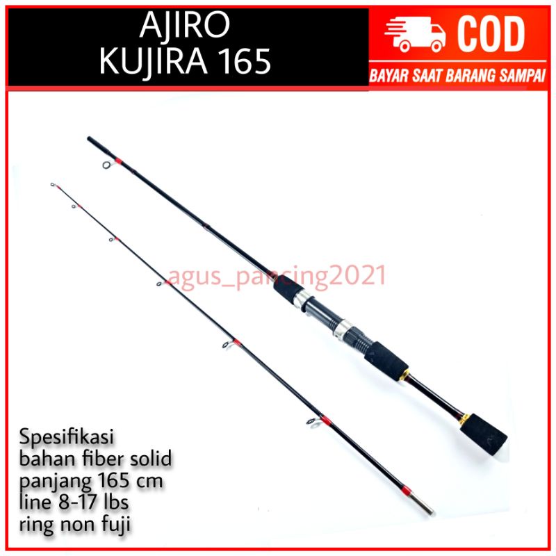 joran casting spinning ajiro kujira 100 120 135 150 165 180 198 cm