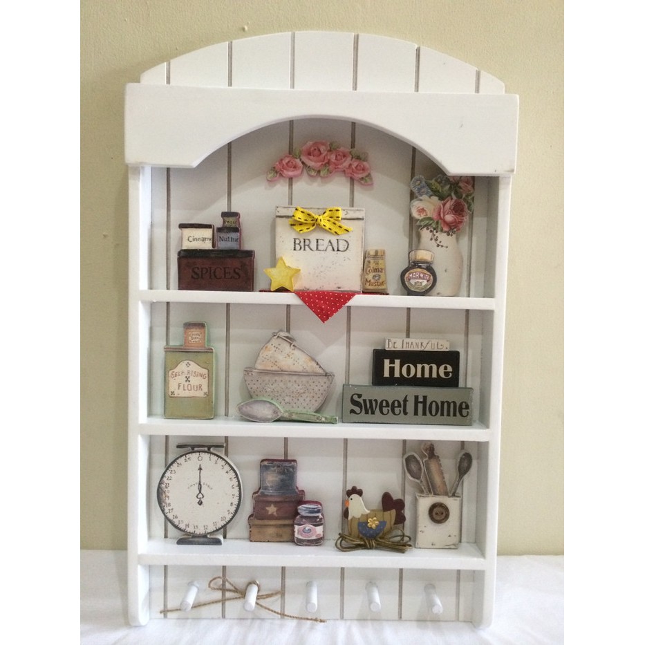 RAK / LEMARI KAYU - TEMPAT GANTUNGAN KUNCI KLASIK / KEY HOLDER MURAH BY AGEN MAINAN - AM 0942