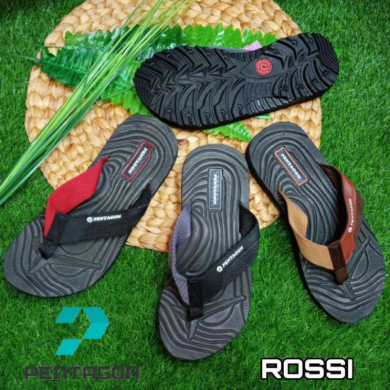 PENTAGON ROSSI/SANDAL JAPIT GUNUNG COWOK /sendal jepit laki haiking /sandal pria casual santai