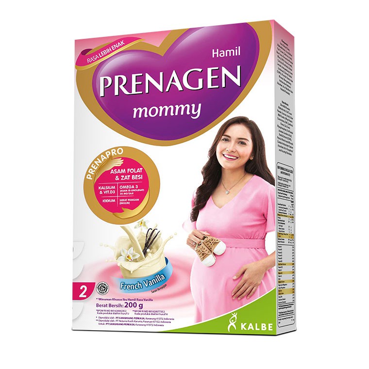 PRENAGEN MOMMY SUSU IBU HAMIL RASA VANILA  200 GRAM BOX