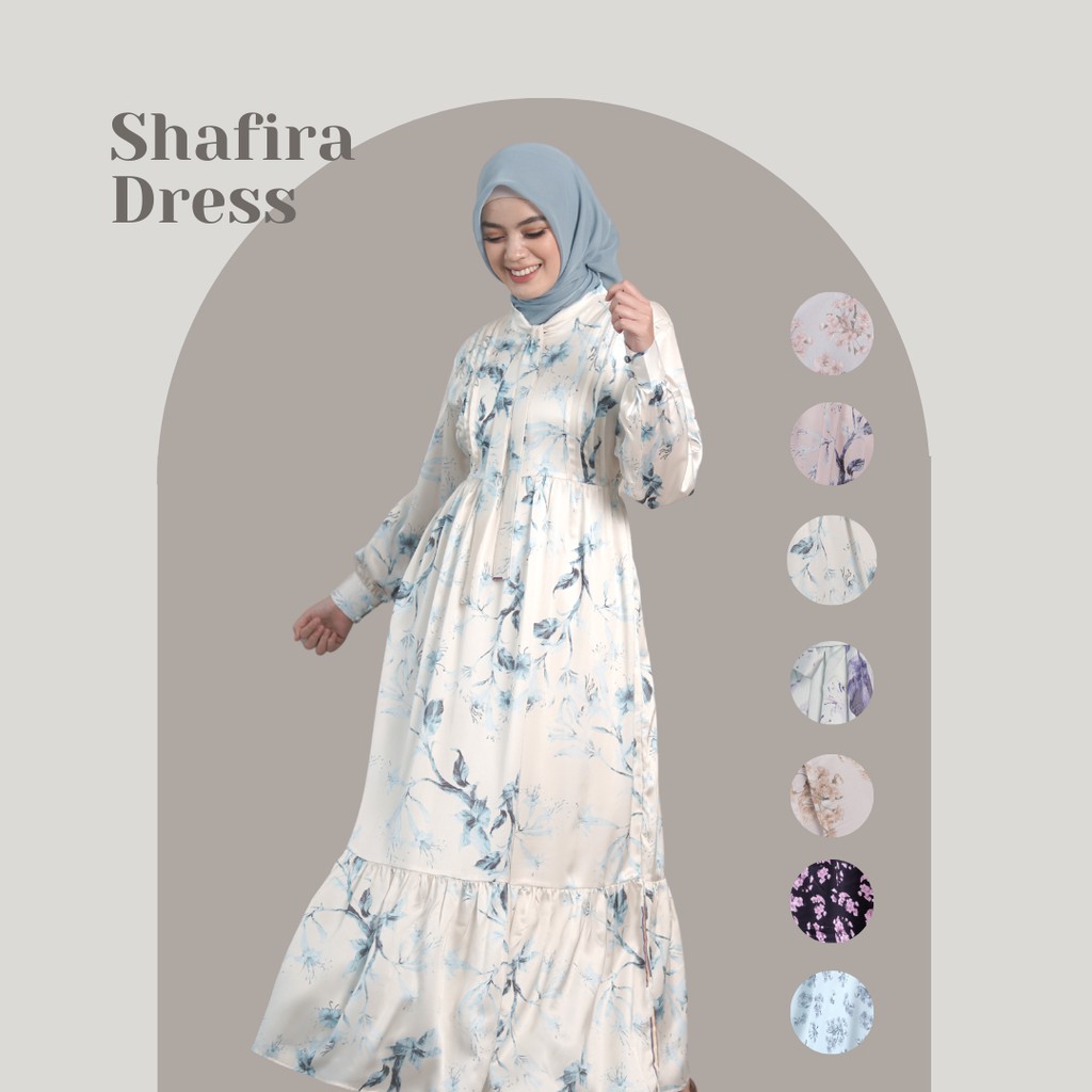 Shafira Dress | Gamis Wanita | Gamis Motif Wanita