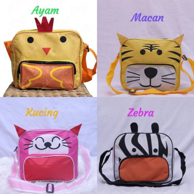Jual Tas Selempang Anak Sekolah / Ngaji / Souvenir Ulang Tahun Anak