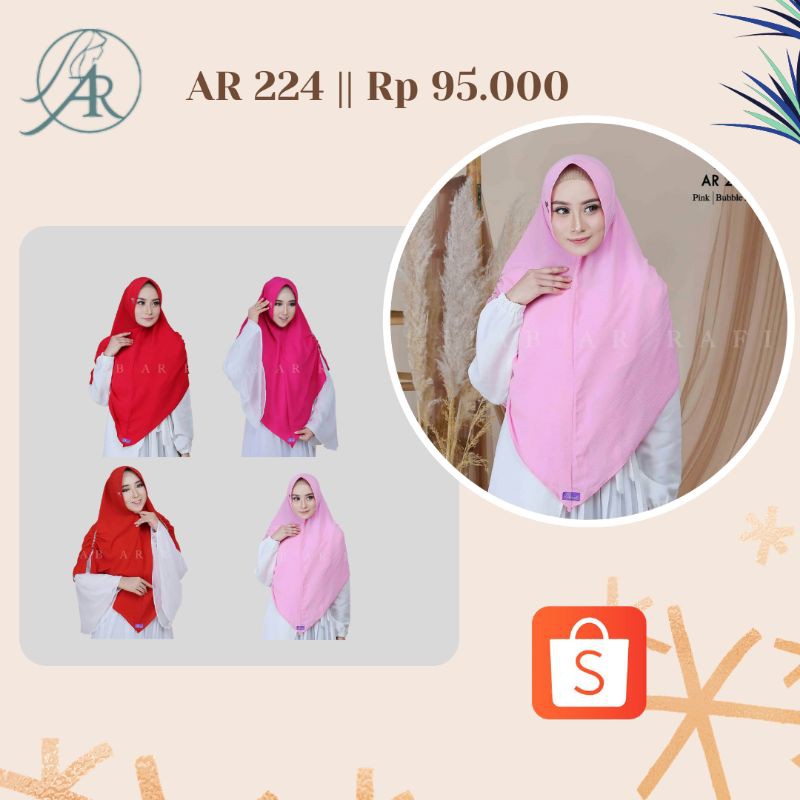 Ar Rafi hijab khimar AR 224