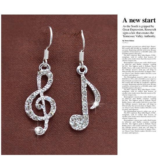 MORYMOSHI A49 Anting Diamond Melody Fashion Wanita Korea Aksesoris Murah