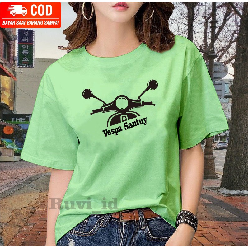 Ruvi_id-BELI 3 KAOS GRATIS HEADSET / KAOS VESPA SANTUY KEKINIAN / KAOS WANITA / KAOS PRIA / KAOS KATUN COMBED / KAOS DISTRO / KAOS KOREA / KAOS OBLONG / KAOS WANITA IMPORT / KAOS REMAJA / KAOS WANITA DEWASA / KAOS OVERSIZE / KAOS TERLARIS / KAOS MURAH