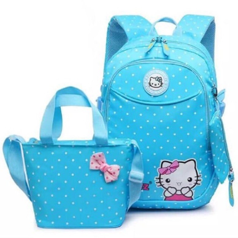 BDKR_TAS - BISA COD Tas Ransel Anak hello kitty 2in1 SD / TK / PAUD / - Anti Air TAS Sekolah Hello Kitty Tas Anak Karakter Kartun BUNCIT ( Motif Pilihan ) / Tas Anak Perempuan / tas sekolah Sd perempuan / tas anak perempuan TK SD PAUD