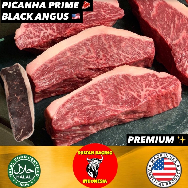 

WAGYU PICANHA STEAK PRIME BLACK ANGUS PREMIUM 350 GRAM IMPORT DARI USA/ STEAK PICANHA/ PICANHA STEAK/ PICANHA WAGYU BEEF/ PICANHA STEAK WAGYU
