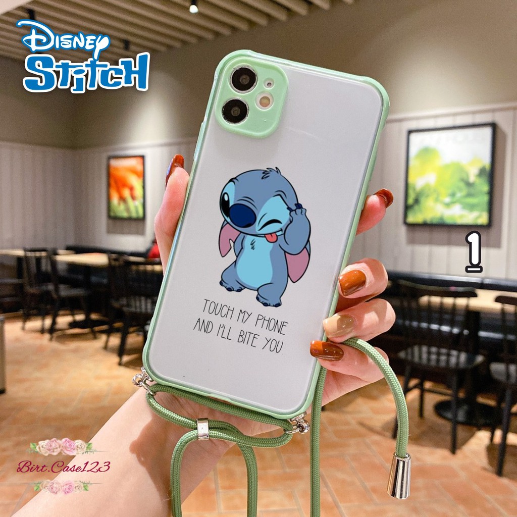 Softcase Slingcase Lanyard Choice STITCH Samsung S10 S20 S30 Note 10 20 Pro Plus Ultra BC5436