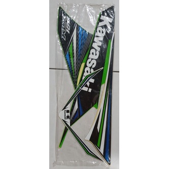 Sticker / Striping / Lis body motor kawasaki KLX hijau