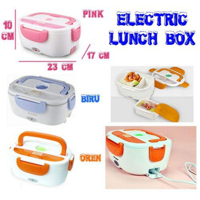 ELECTRIC LUNCH BOX PENGHANGAT MAKANAN KOTAK BEKAL MAKAN LISTRIK