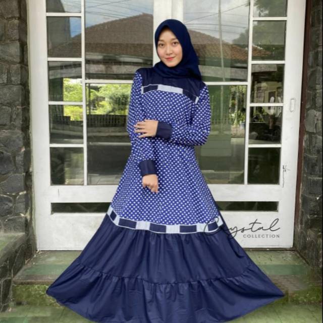 (BISA COD)Gamis Ninos Gilsha// katun toyobo ori//Katun Toyobo//Fashion muslimah