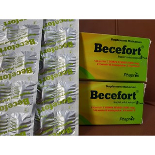 Becefort Vitamin C 500 mg Multivitamin 1 Strip Isi 10 Becefort Vitamin C 500 mg Multivitamin 1 Strip Isi 10