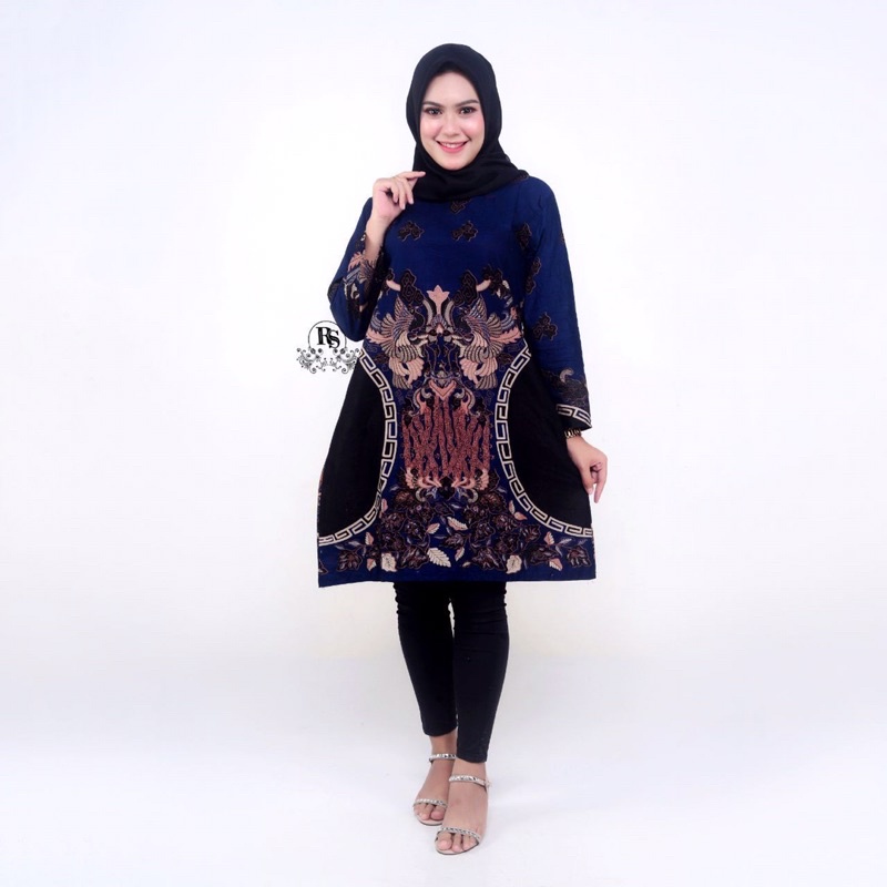 Tunik Batik Motif Kluwung Tunik Batik Wanita Batik Pekalongan