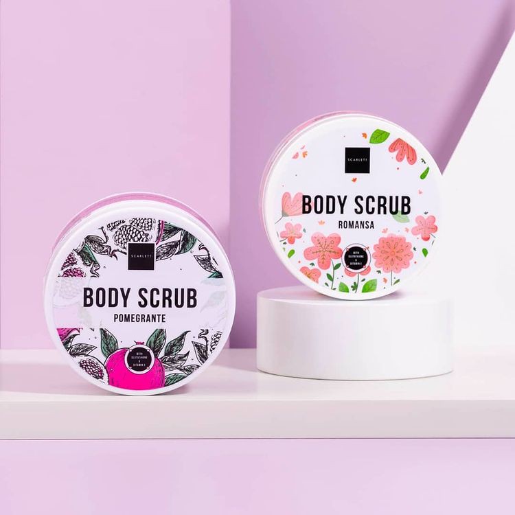 Body Scrub Scarlett Whitening / LULUR BADAN SCARLETT WHITENING By Felicya Angelista