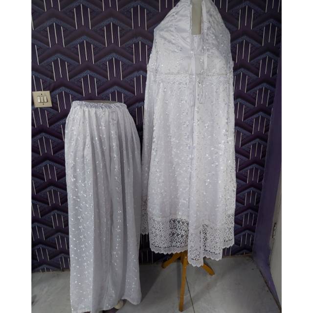 New Mukena Putih Bagus elegant