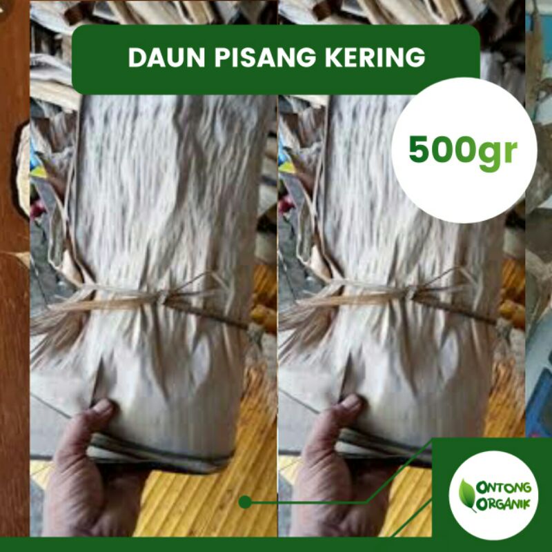Daun Pisang Kering / Klaras pakan jangkrik, klaras ikan cupang daun pisang muda daun pisang segar da
