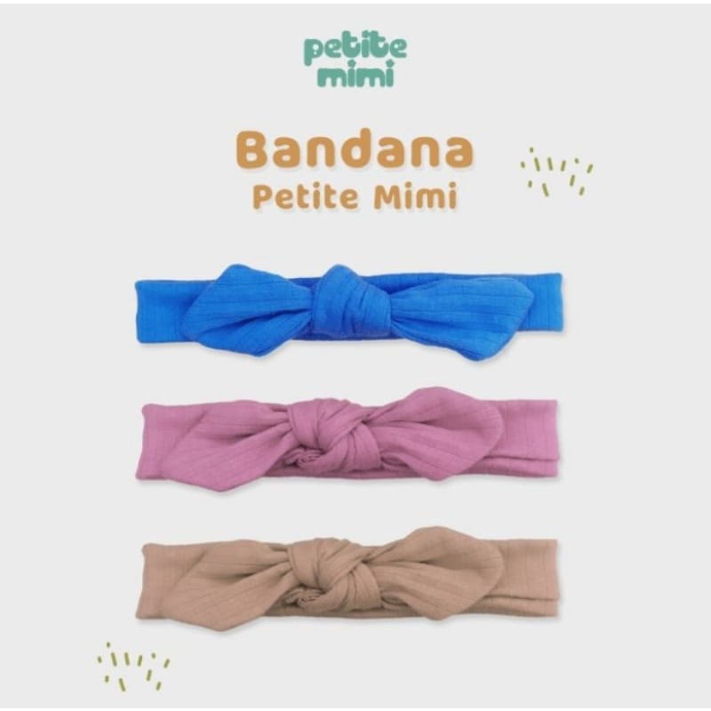 Petite Mimi 0-24m 3in1 Headband Mini - PM-3IN1H Motif Random