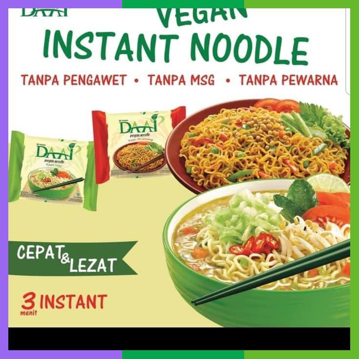 

Mie Daai Rasa Mi Goreng Mie Instan Vegan Vegetarian Mie Kekinian 40Pcs