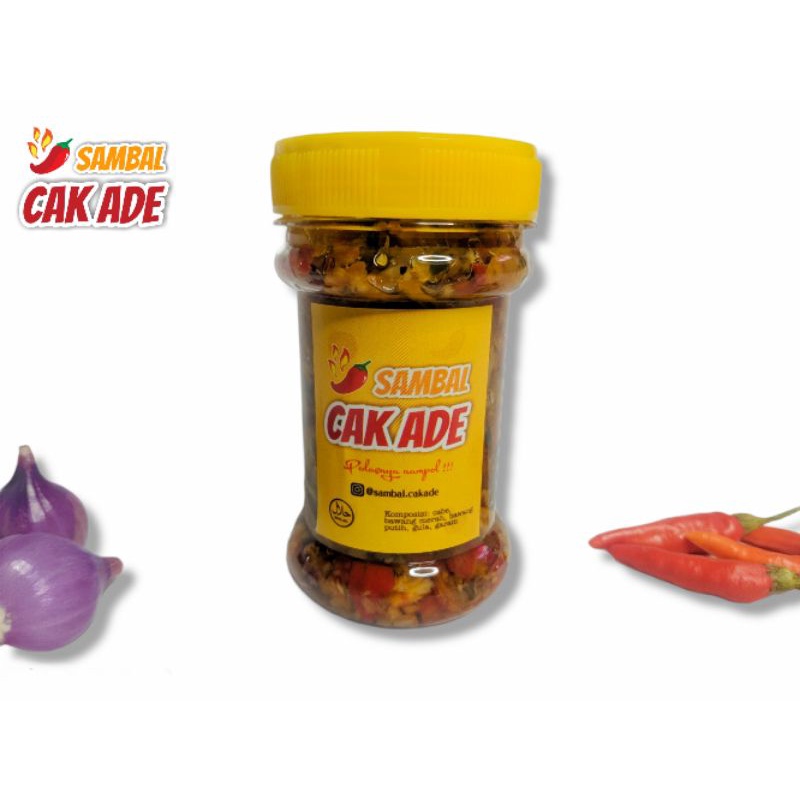 

PROMO!!! Sambal Cumi Udang Cakalang , sambel bawang Sambal Cak Ade