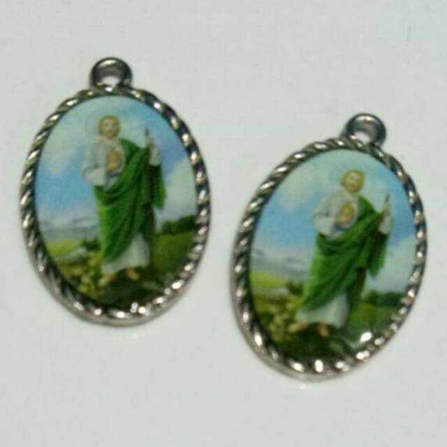 Liontin medali rosario Yudas Tadeus