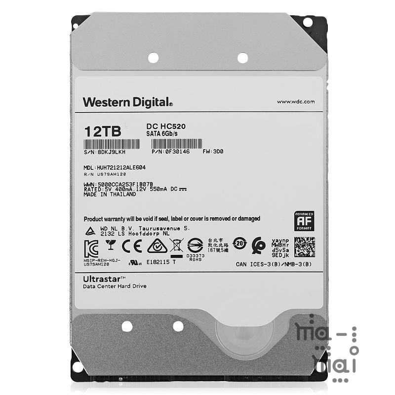 WD ULTRASTAR HUH721212ALE604 12 TB 3,5&quot; ULTRASTAR HE12 DATACENTER 12