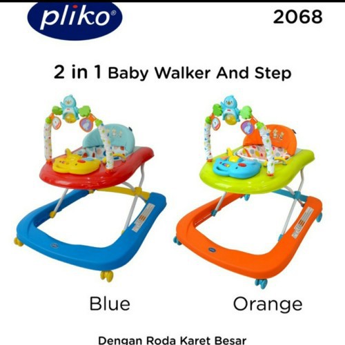 Pliko Baby Walker 2in1 And Step 2068