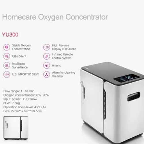 YUWELL YU300 Home Care Oxygen Concentrator Solusi - Homecare Oksigen Konsentrator Medical (READY STOCK)