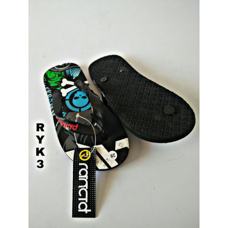 SANDAL JAPIT DISTRO ANAK/KIDS RANCID ORIGINAL (RYK3)