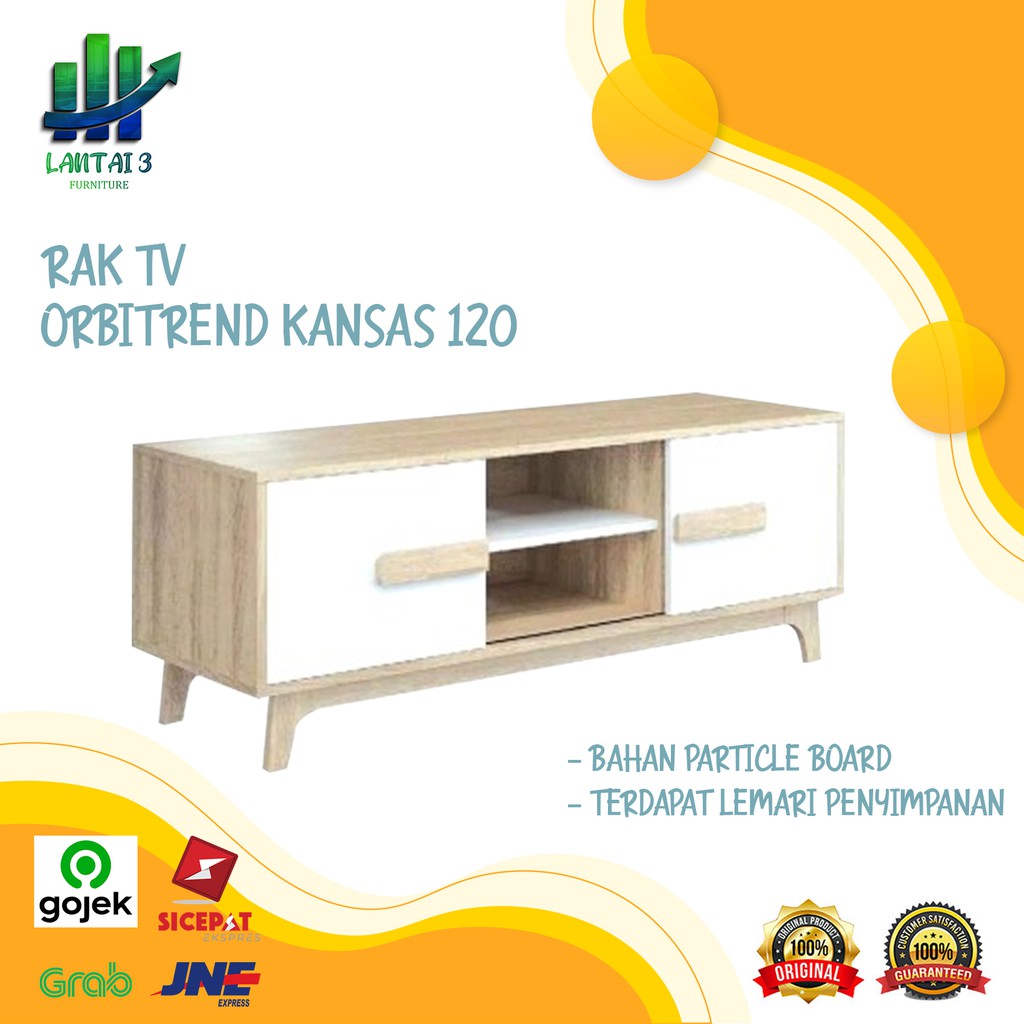 Rak TV Murah / Rak TV Berkualitas tinggi / Rak TV Orbitrend Kansas 120