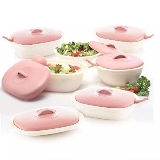 Promo Wadah Saji BPA Free/Mangkuk Set Tutup