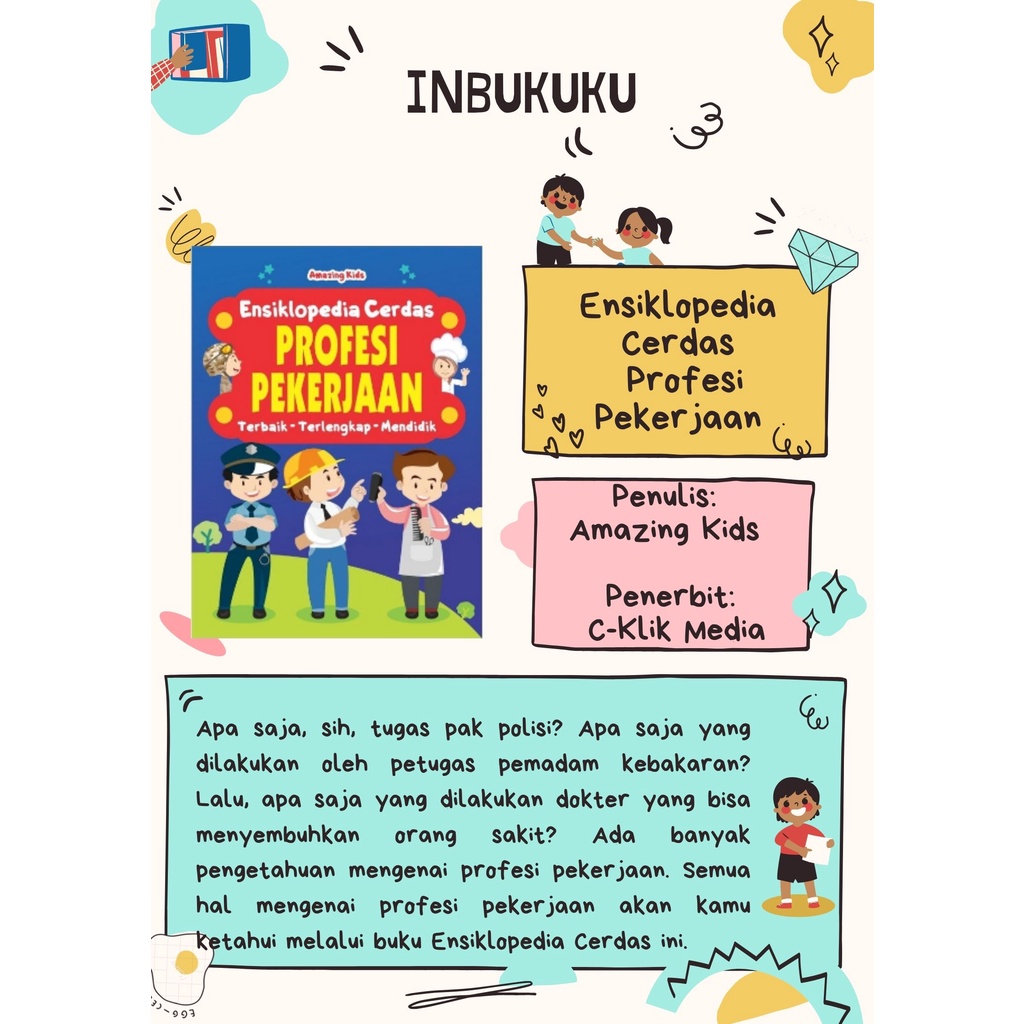 BUKU ANAK - ENSIKLOPEDIA ANAK ENSIKLOPEDIA CERDAS PROFESI PEKERJAAN