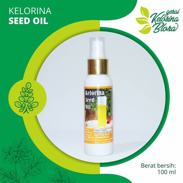 Kelorina Seed Oil 100 ml - Minyak Kernel Biji Kelor MOI