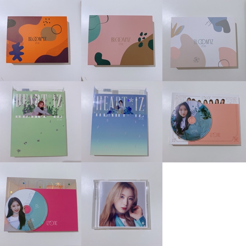 IZONE IZ*ONE ALBUM ONLY COLOR*IZ HEART*IZ BLOOM*IZ