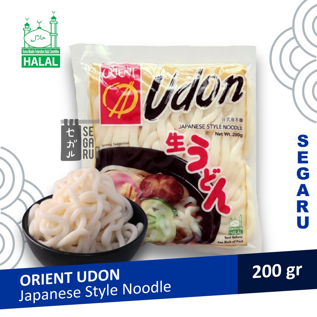 Orient Mie Udon Halal - Japanese Style Noodle 200gr