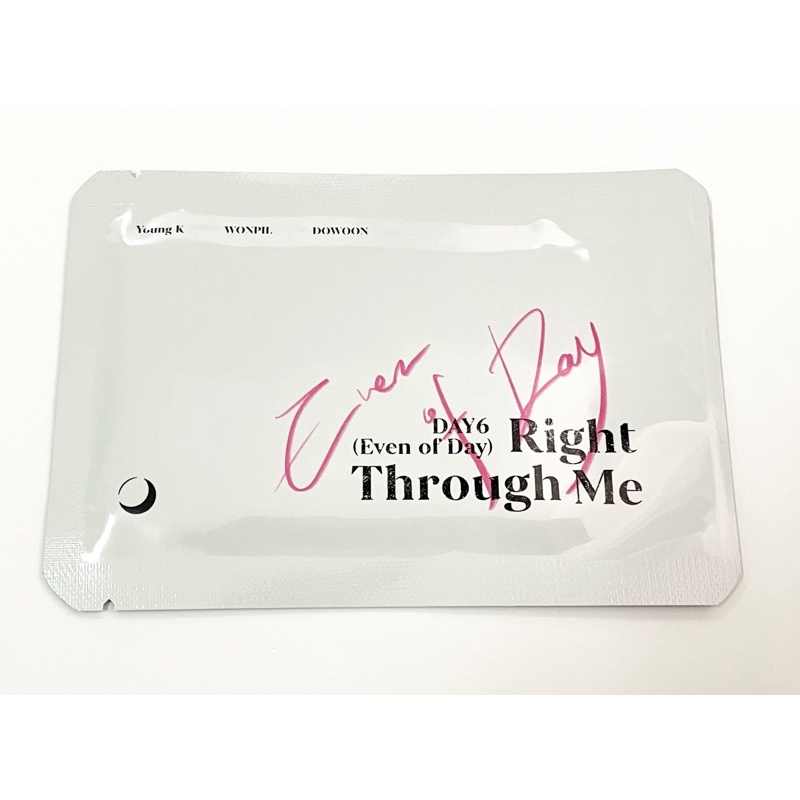 [BACA DEKSRIPSI] DAY6 (EOD) Right Through Me - Trading Card