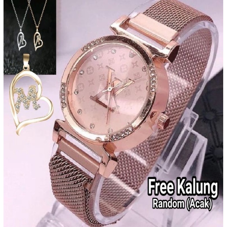 JAM TANGAN WANITA ANALOG MAGNET FREEKALUNG