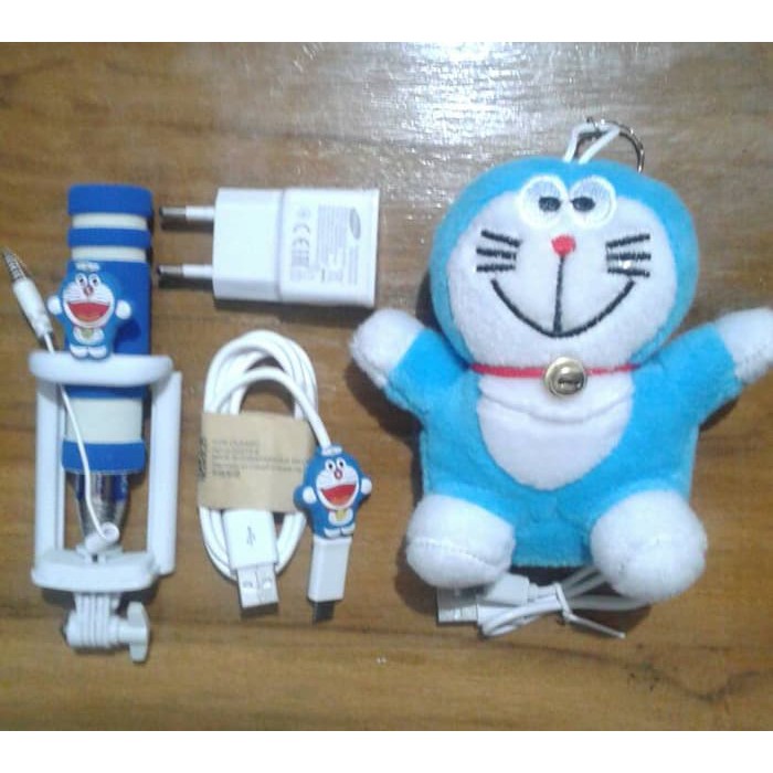  harga murahh  PAKET HEMAT SPECIAL DORAEMON * TONGSIS CHARGER SAMSUNG , POWERBANK