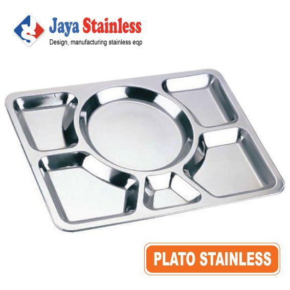 Nampan Rumah Sakit Nampan Stainless 6 Lubang - Plato stainles