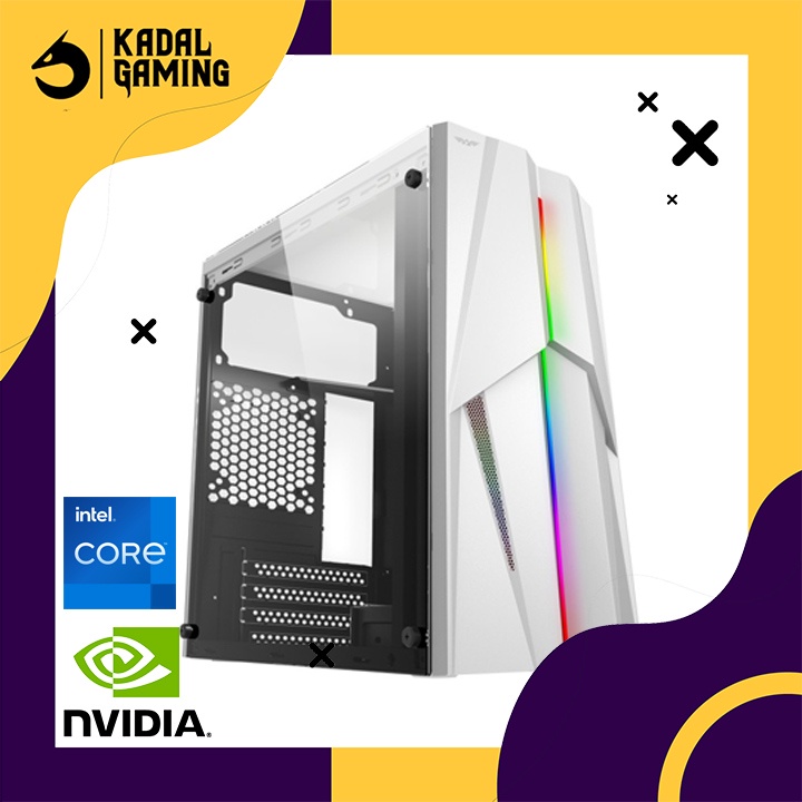 PC GAMING TERMURAH INTEL CORE I3 10105F VGA NVIDIA GT 1030 2GB FULLSET