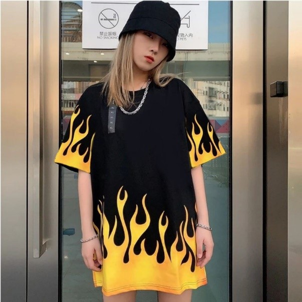 TS - OVERSIZE FIREE//FASHION WANITA