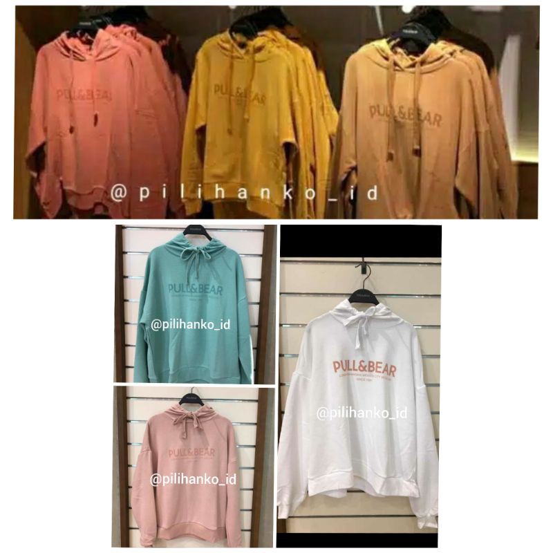 Jastip P&B Hoodie Logo Pull and Bear Original