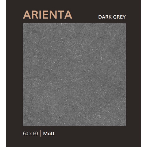 GRANIT ARNA ARIENTA DARK GREY 60X60 CM MATT ECO / EXP - ECO